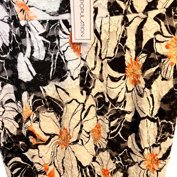 Dress The Population Alice Floral Sleeveless V Neck Sheath Dress NWT Small - Picture 7 of 12